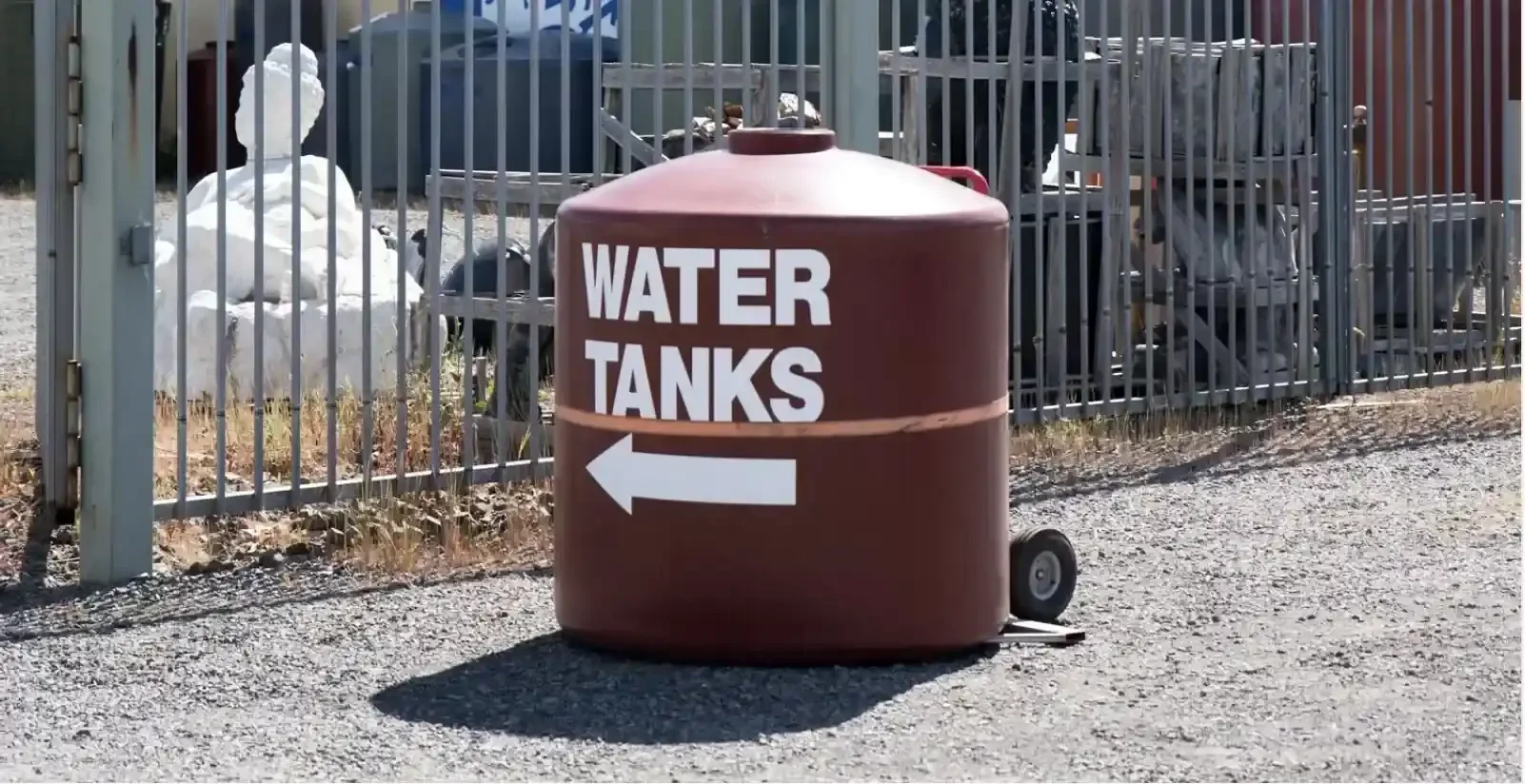 Water tanks being rotationally moulded at the PineCrest factory in Sorell, Tasmania